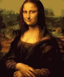 Mona Lisa By Leonardo da Vinci Paint By Number