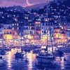 Monaco Under The Moonlight Paint By Number