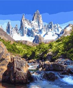 Monte Fitz Roy Paint By Number