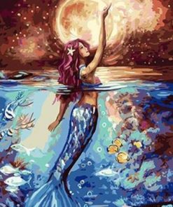 Moonlight Mermaid Paint By Number