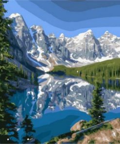 Moraine Lake Paint By Number