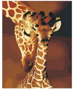 Mother Giraffe Paint By Number