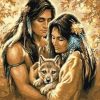 Native American Couple Paint By Number