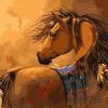 Native American Horse Paint By Number