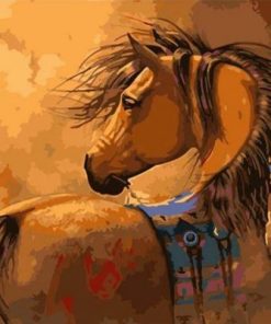 Native American Horse Paint By Number