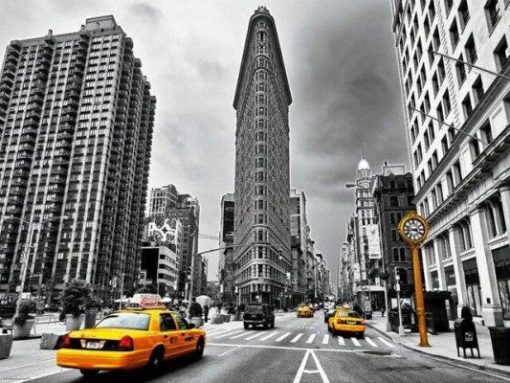 New York Flatiron Building Paint By Number