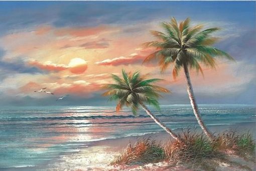 Palm Trees Paint By Number