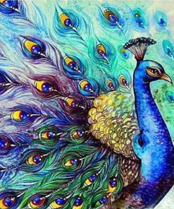 Peacock Bird Paint By Number