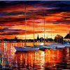 Sailboat Night paint by numbers