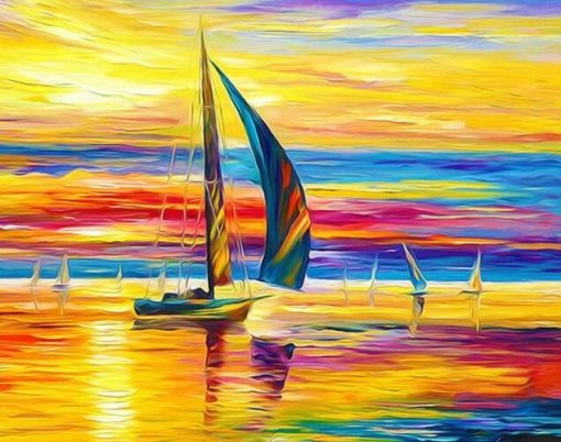 Sailing Boats Paint By Number