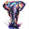 Splatter Elephant Paint By Number