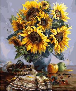 Still Life Sunflowers Paint By Number