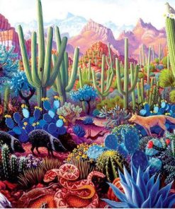 Succulents Desert Paint By Number