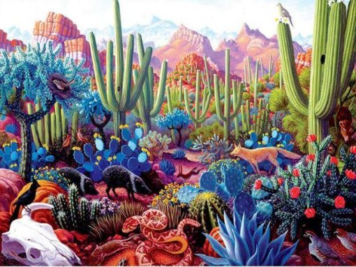 Succulents Desert Paint By Number