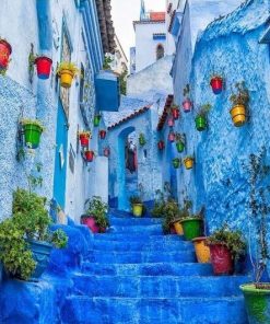 The Blue Pearl Chefchaouen Paint By Number