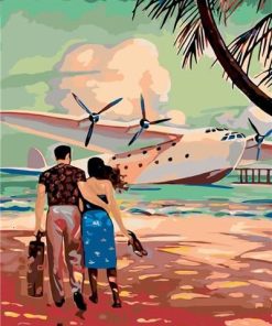 Traveling Couple Paint By Number