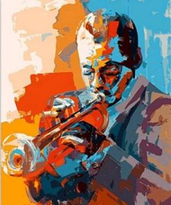 Trumpeter Man Paint By Number