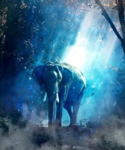 Twilight Elephant Paint By Number