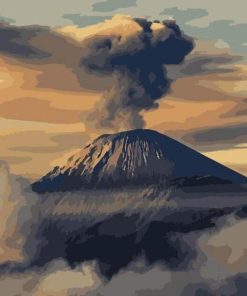 Volcanos Smoke Paint By Number