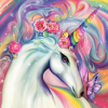 White Unicorn Paint By Number