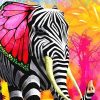 Zebra Elephant Paint By Number