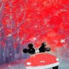 Mickey and Minnie in the Car NEW Paint By Numbers