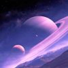 Purple Aesthetic Space NEW Paint By Numbers