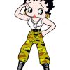 Betty Boop Army NEW Paint By Numbers