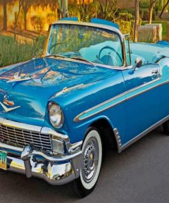 Classic Blue Car paint by numbers