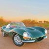 Jaguar Xkss Car paint by numbers