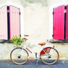 Bike With Pink Windows paint by numbers