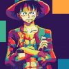 Monkey D Luffy Pop Art paint by numbers