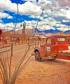 Aesthetic Old Truck Paint by numbers