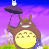 Happy Totoro paint by numbers