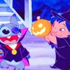 Lilo And Stitch Halloween Paint by numbers