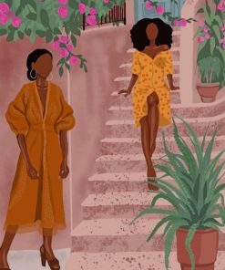 Stylish African Women paint by numbers