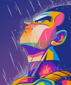 Vegeta Pop Art paint by numbers