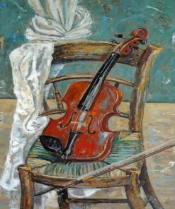 Vintage Violin Paint by numbers