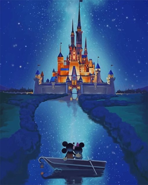 Disney Castle Paint by number