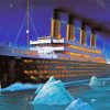 Titanic Ship paint by numbers