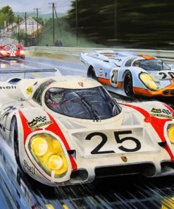 porsche 917 Racing paint by numbers