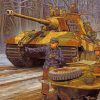 ww2 german tiger tank paint by numbers