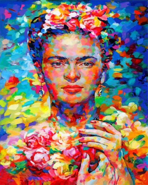 Colorful Frida Art Paint by numbers