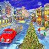 Snow Christmas City Paint by numbers