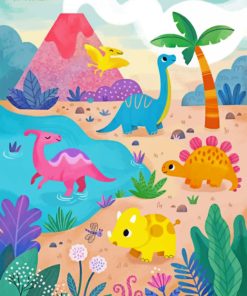 dinosaurs-illustration-paint-by-number