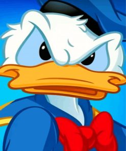 donald-duck-paint-by-numbers