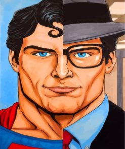 Clark Kent Superman Paint by numbers