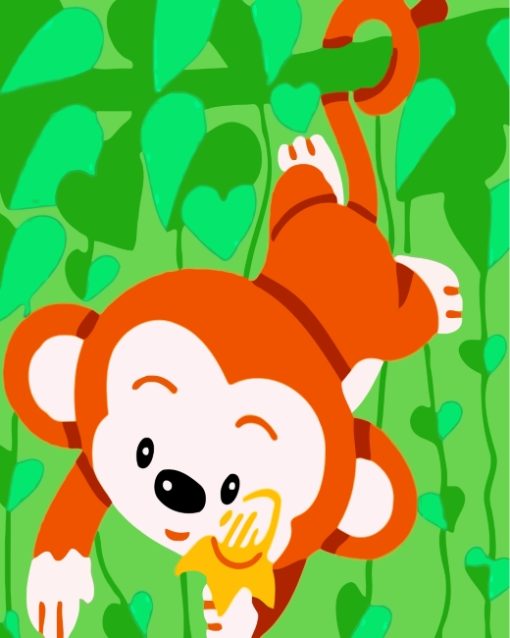 cute-monkey-paint-by-numbers