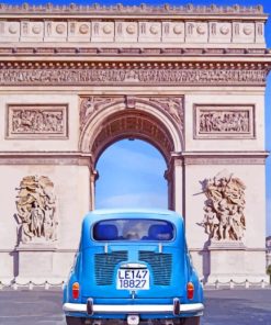 Arc De Triomphe paint by numbers