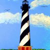 Cape Hatteras Lighthouse Paint by numbers